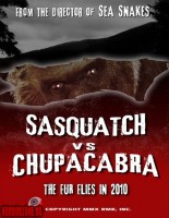 постер SASQUATCH VS CHUPACABRA