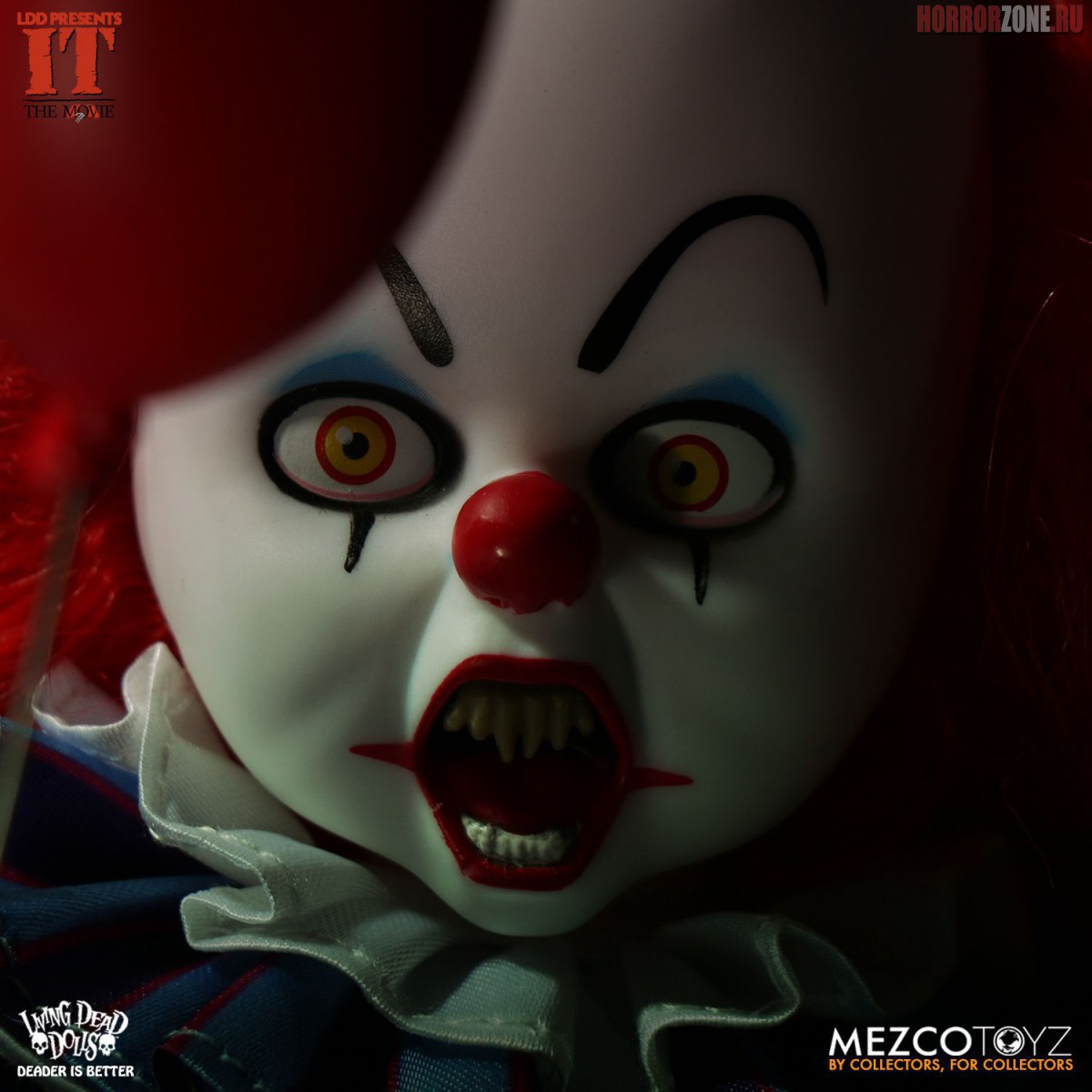 He’s Pennywise the clown, and now he’s a Living Dead Doll
